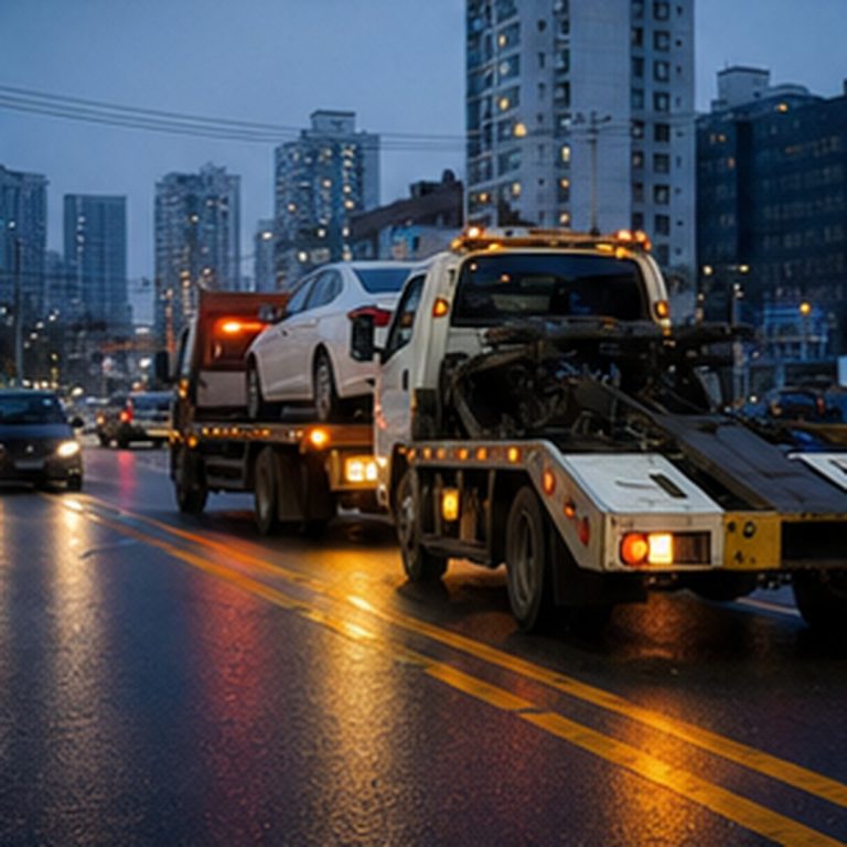 Korean traffic accident road crosswalk and street photo 007
